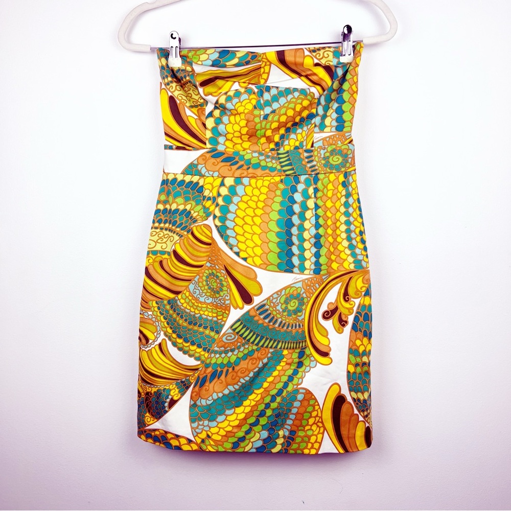 BANANA REPUBLIC TRINA TURK STRAPLESS DRESS SIZE 0